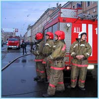 В центре Петербурга горели склады