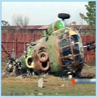 Экипаж и пассажиры разбившегося вертолета Ми-2 живы