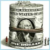 Средневзвешенный курс доллара на ММВБ вырос на 46 копеек