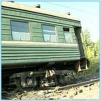 Сход вагонов пассажирского поезда в Приамурье произошел в момент торможения