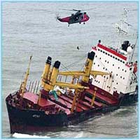 В Японском море затонул сухогруз с российским экипажем