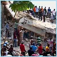 На Гаити в результате обрушения здания школы погибли около 80 человек